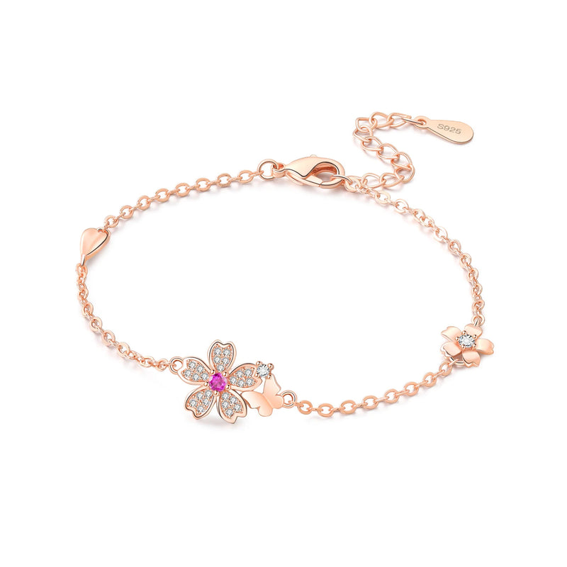 Original 925 Sterling Silver Zirconia Tennis Chain Bracelet for Women Adjustable Gold Color Hot Sale Ideal Birthday Party Gifts