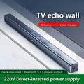 9D Stereo Sound Bar For TV Cinema Echo Wall Bluetooth Speakers COAX AUX U Disk Home Audio Subwoofer 8 Horns 40W High Power
