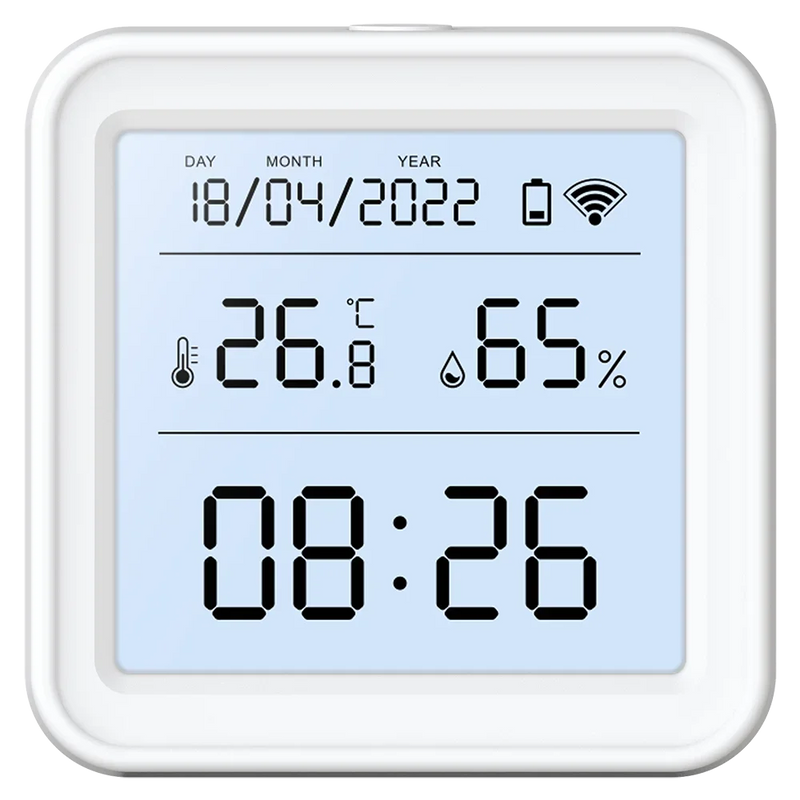 Tuya New WiFi Temperature Humidity Sensor Smart Life Backlight Hygrometer Thermometer Sensor Support Alexa Google Home Assistant