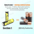 1-16PCS LiitoKala Ni-26/AA 1.2V 2600mAh Ni-MH AA Rechargeble Battery for Camera Anti-dropping Toy Car+ AA Battery Box