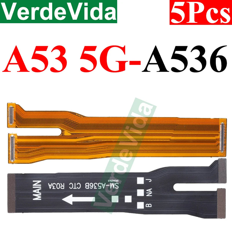 5pcs Main Motherboard Connector Board Ribbon Flex Cable For Samsung A33 A53 A15 A25 A35 A55 A24 A34 A54 A22 A32 A52 A72 Cable