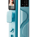 Tuya App Security Lock, Waterproof Smart Door Locks with 3D Face & Palm Recognition Camera Video, Smart Lock Suitable for Israel