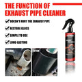 30/120ml Car Motorcycle Exhaust Pipe Cleaner Car Rust Remover with Gloves and Brush Repair Maintenance Tool Set Car Clean Tools