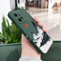 Sunset Red Phone Case For Xiaomi Redmi Note 13 12 12S 11 11S 10 10T 10S 9 9S 8 7 Pro Plus 4G 5G Liquid Silicone Cover