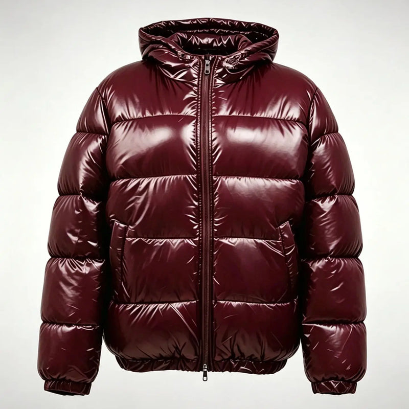 Europe America Stock Winter Men Hooded Cotton-padded Warm Jackets Cotton-padded Jackets Cotton-padded Coats and Men's Outerwear