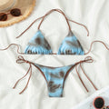 Tie Dye Lace Up Bikini Set Beach Swimwear Women Swimsuit | SAMAG