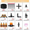13cm 8-Hole Sprinkler Drip System 1/4'' Hose Wifi/Bluetooth-compatible Timer Kit for Garden Pot Plant Automatic Irrigation Devic