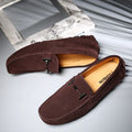 New Men Casual Shoes Fashion Suede Soft Men Loafers Leisure Moccasins Slip on Men's Driving Shoes Lazy Shoe Handmade Flats Comfy