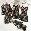 Pajamas for Women Summer Sexy Five-piece Set Suspender | SAMAG