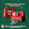 Digital Children Camera Photography Instant Print Photo Kids Video Recorder Mini Thermal Printer 1080P HD Video Christmas Gifts