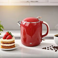 1.0L Anti-Scald Electric Kettle, Seamless Electric Kettle, 304 Stainless Steel Household Fast Boiling Kettle for Coffee Brewing