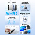 Vention WiFi 6 Adapter AX900 Wireless Network Card 5G/2.4Hz USB Dongle Antenna for Win PC Laptop 7 - 11 - Visuel 2 | SAMAG