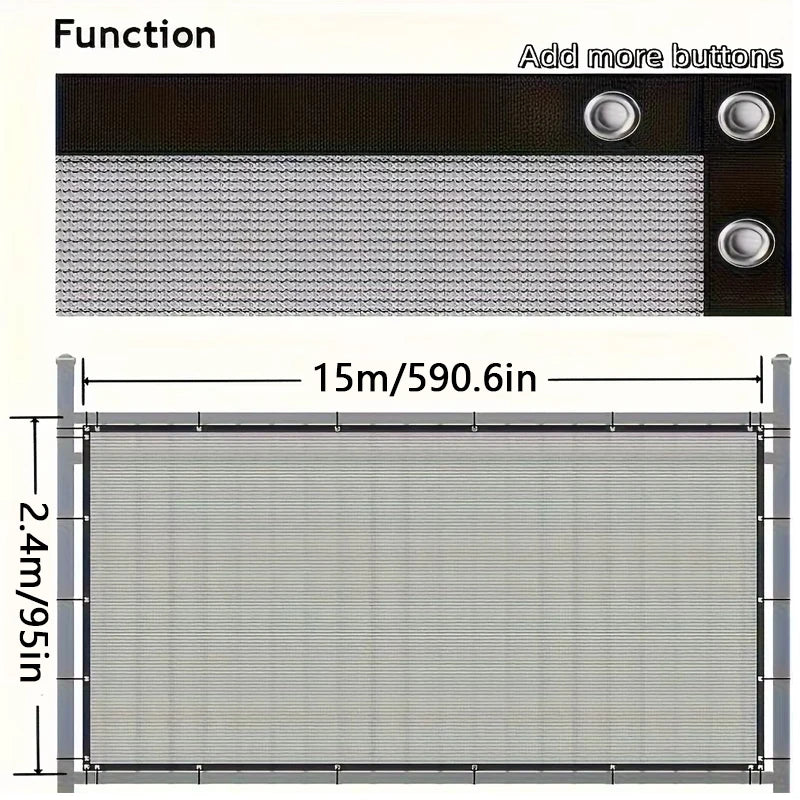 4/5/6/7/8ft Privacy Fence Screen, Net, Heavy Duty Fencing | SAMAG