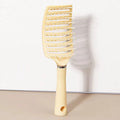 Curling brush - ergonomic handle, hollow design, durable rubber bristles, suitable for all types of hair