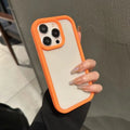 Luxury Transparent Candy Phone Case For iPhone 11 12 13 14 15 16 Pro Max Shockproof Clear Bumper Cases Cover