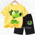 Children's Plants Vs. Zombies Short - Sleeved T - Shirt Set - View 13 | SAMAG