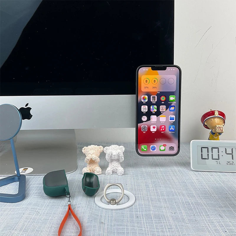 Strong Magnetic Suction Wall Mount for Magsafe case  Wallet  iPhone 12 13 14 Series Adhesive Car Holder for Magsafe Accessories