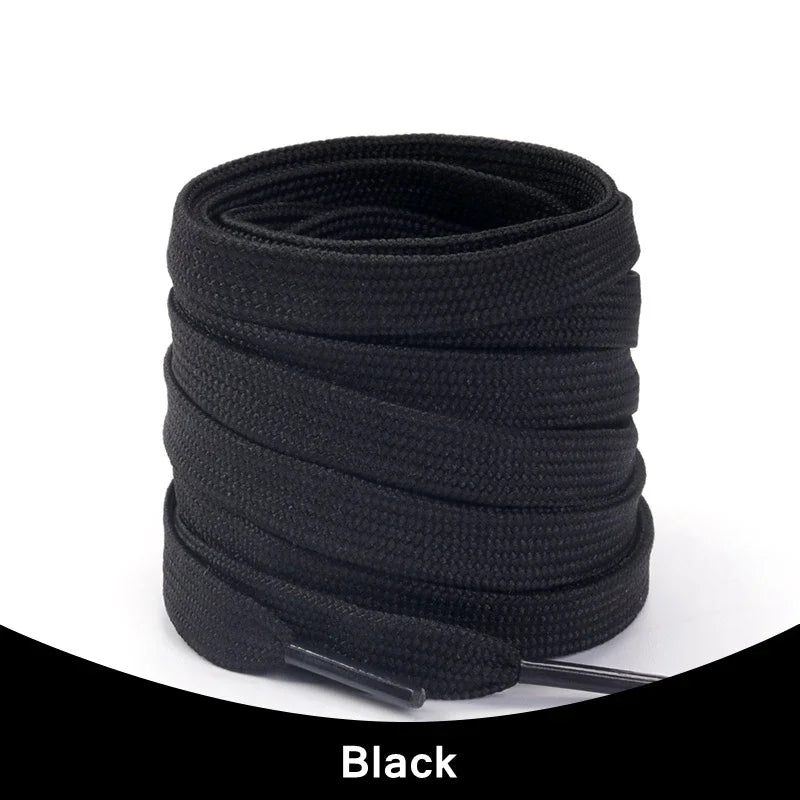 1Pair Sneakers Shoelaces Shoes Accessories Laces for Shoes Unisex Flat Shoe Lace Classic Shoelace Af1 Solid Color Shoe Strings