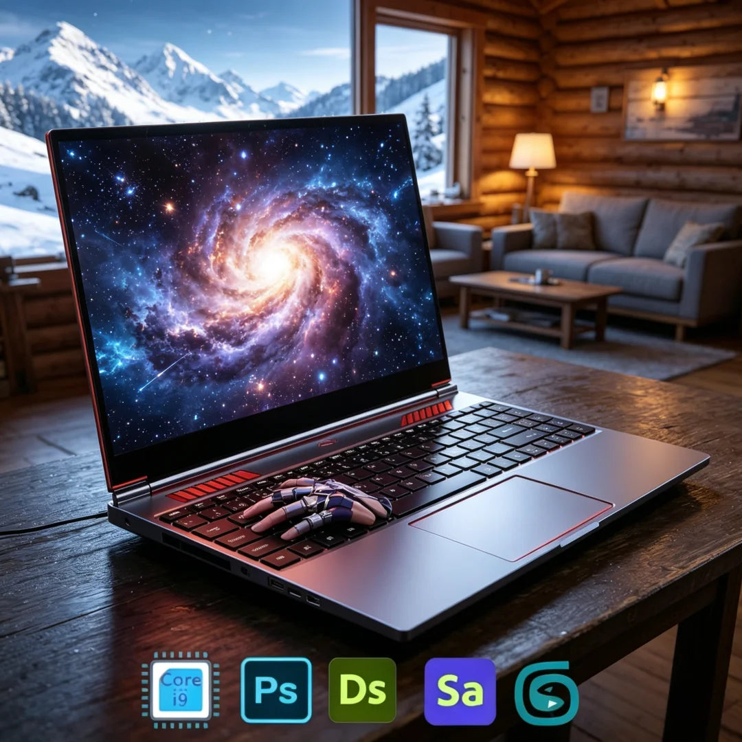 Elysian All-Round 16.1 Inch Gaming Laptop Computer RTX4050 6G Intel Core I9-13900H I9-10885H Windows11 RAM Max 64GB DDR4
