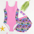 Kids Girls 2 - Piece K - POP Anime Print UPF 50+ One - View 2 | SAMAG