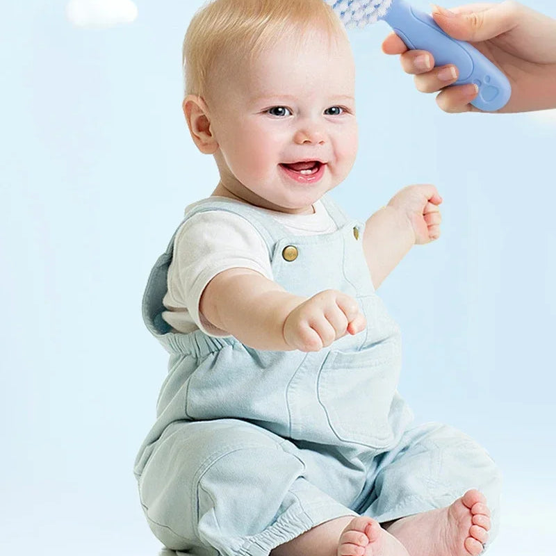 Baby Comb Hair Removal Brush Newborn Boys and Girls Baby Shampoo Soft Brush Suitable for 0-3 Years Old Babies