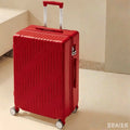 Large Capacity Aluminum Frame Luggage, 20/24 Inch Spinner Wheels Travel Suitcase, Sturdy & Durable for Men & Women