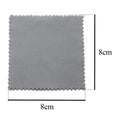 10pcs/50pcs Sterling Silver Polishing Cloth Set Jewelry Cleaning Cloths Soft Wipe Wiping Cloth Keep Jewelry Shining Tools