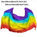 Belly Dance Veils Light Texture Gradient Color Veil Shawls 250cmx120cm Latin Belly Dance Shawls Costumes Accessories