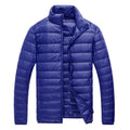 2026 Men Black Hooded Coat, Blue Zipper Control Winter Down Jacket, Green Lightweight Design Parkas Jaqueta, Asian Size M-5XL