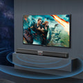 Soundbar Wireless Speaker, Built-in Battery, Dual-speaker Desktop Soundbar, Surround Sound, Home Theater TV Wireless Speaker