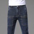 6 Pocket Design Men's Denim Jeans Skinny Full Length | SAMAG