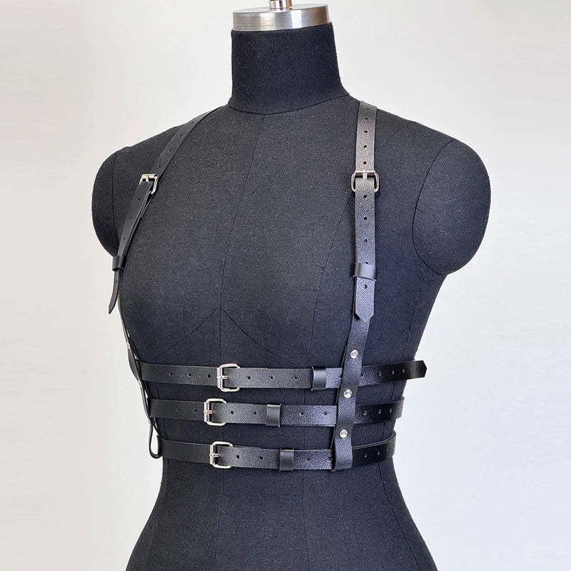 Women Fashion Punk Harness Belts Harajuku Chest Harness corsett Belt Suspenders for Women Waist Belt Gothic Clothing Accessories