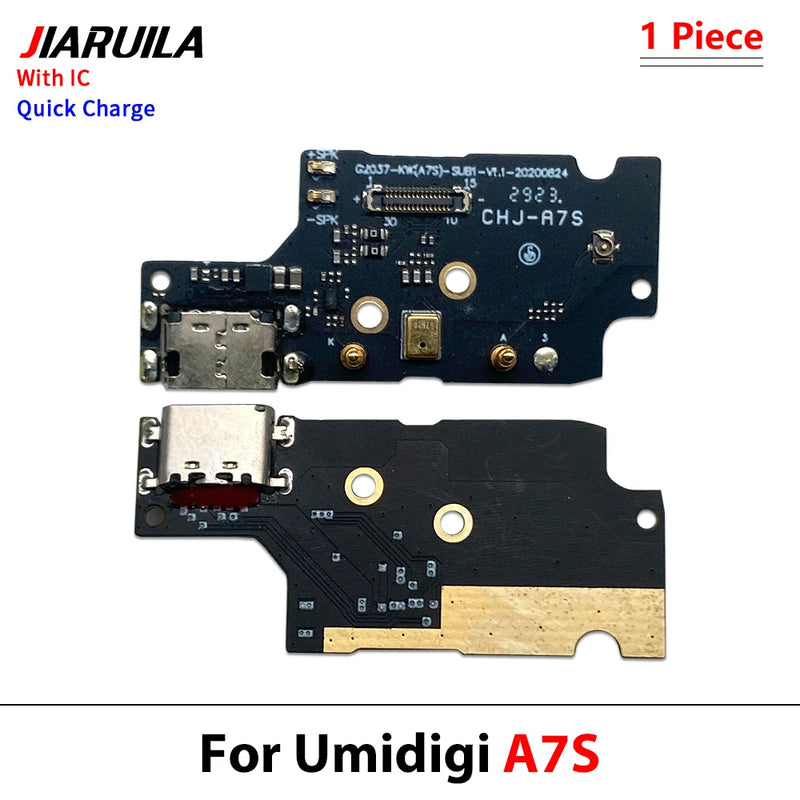 For Umidigi A5 A7 A7S A9 A11 A13 A13S A15 A11 Pro Max USB Charging Board Flex Cable Port Phone Microphone Charger Flex Connector