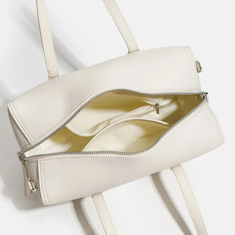 Spring Summer New Minimalist Large Capacity Commuter Boston Bag Versatile Single Shoulder Crossbody Bag Handbag for Women