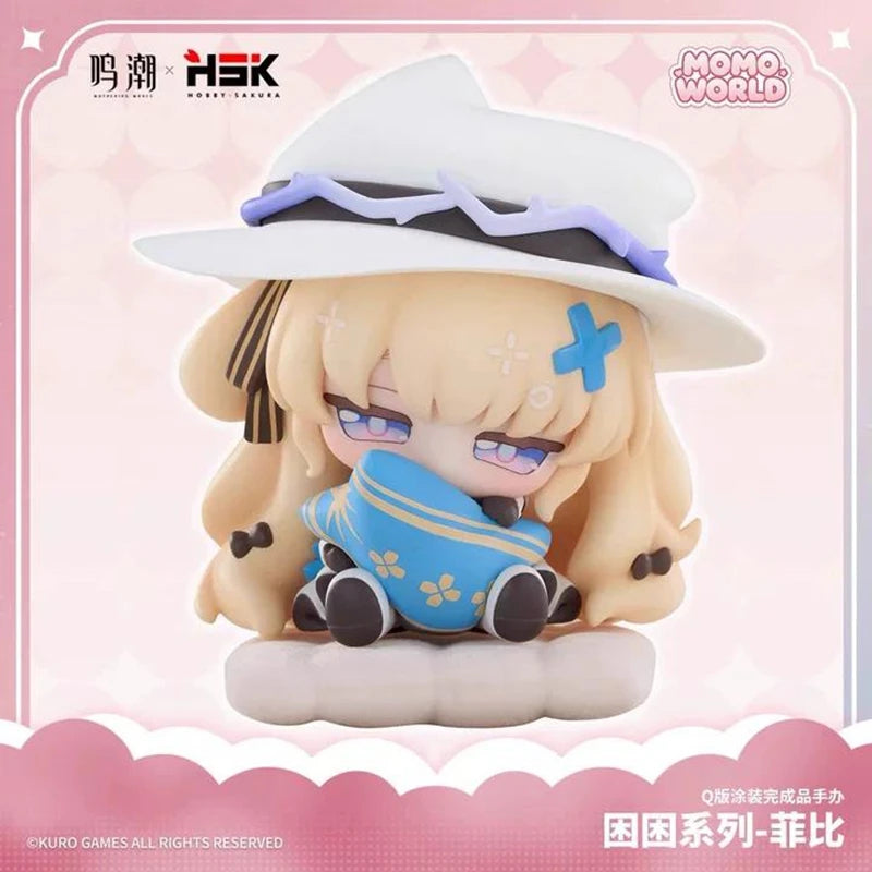 Pre Sale KURO GAMES Genuine Wuthering Waves Sleepy Series Chibi Figurines Brant Zani Phoebe Carlotta Rococo Cantarella Cosplay