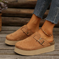 Women Mules Shoes Casual Outdoor Mules Slippers Slip-On Outdoor Beach Flat Shoes Trendy Fashion Cork Sole Sandals Slides Women