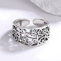 VENTFILLE 925 Sterling Silver Bow Tie Open Finger Ring For Women Gift Cute Design Fashion Jewelry Gift Wholesale