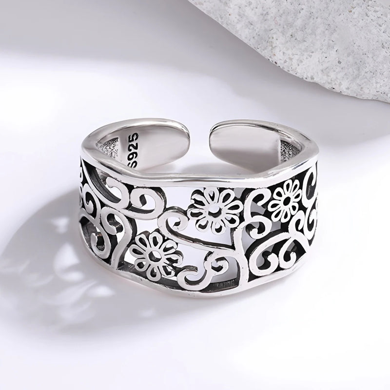 VENTFILLE 925 Sterling Silver Bow Tie Open Finger Ring For Women Gift Cute Design Fashion Jewelry Gift Wholesale