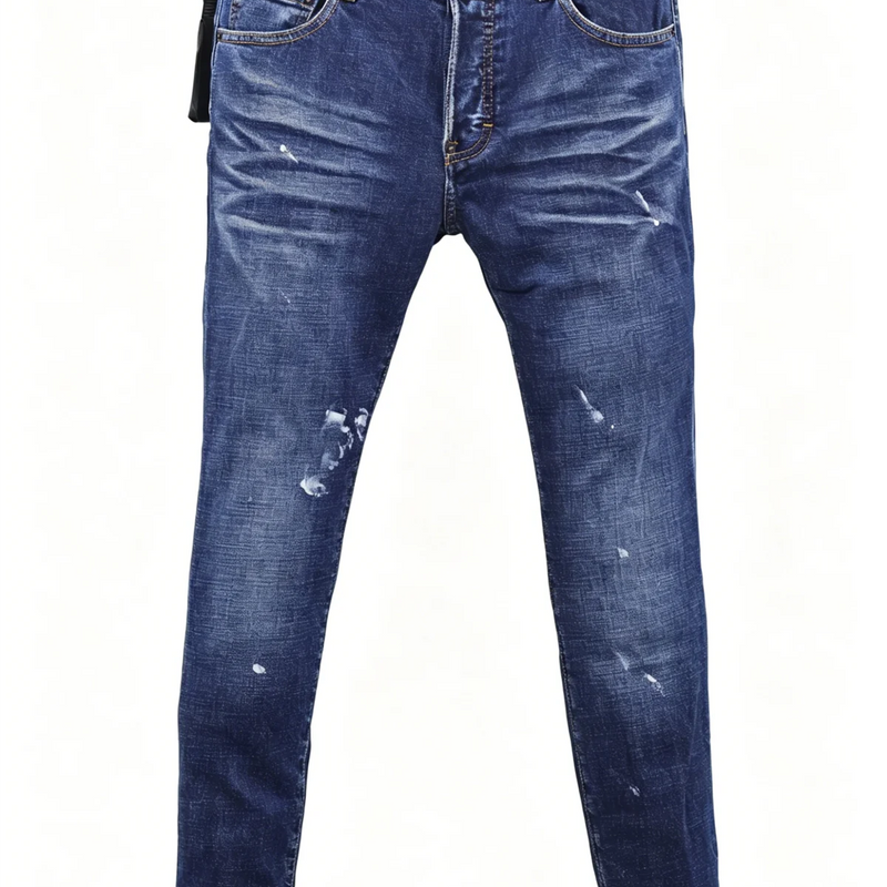 6060 Four Seasons New Men's Washed Ripped Patch Old | SAMAG