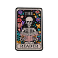 Skeleton Tarot Iron On Patch Clothes Patch For Clothing ADHD Embroidered Patch Garment Apparel Accessories Sewing Stickers