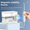 H2ofloss Water Flosser Portable Oral Irrigator 570ml 140PSI High Pressure 6 Modes 5 Nozzles with Storage Bag USB Rechargeable