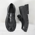 Hot-selling Men's Leather Loafers Slip on Flats Anti-slip Daily Moccasins Travel Business Casual Shoes Handmade Driving Shoes