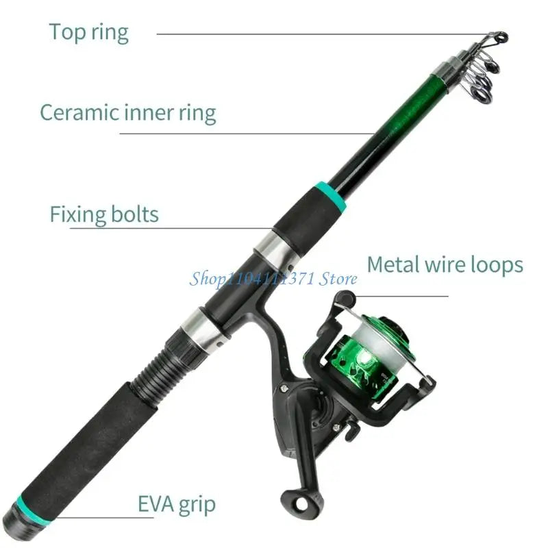 P9FC Beginner Fishing Set Tackles Including Reel | SAMAG