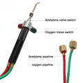 Mini Butane Torch Welding Gun with 5 Weld Tips for Jewelry Soldering, Oxygen Acetylene Precision Work Tool