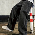 Men's Regular Fit Multi-Pocket Jeans Street Style Cotton | SAMAG