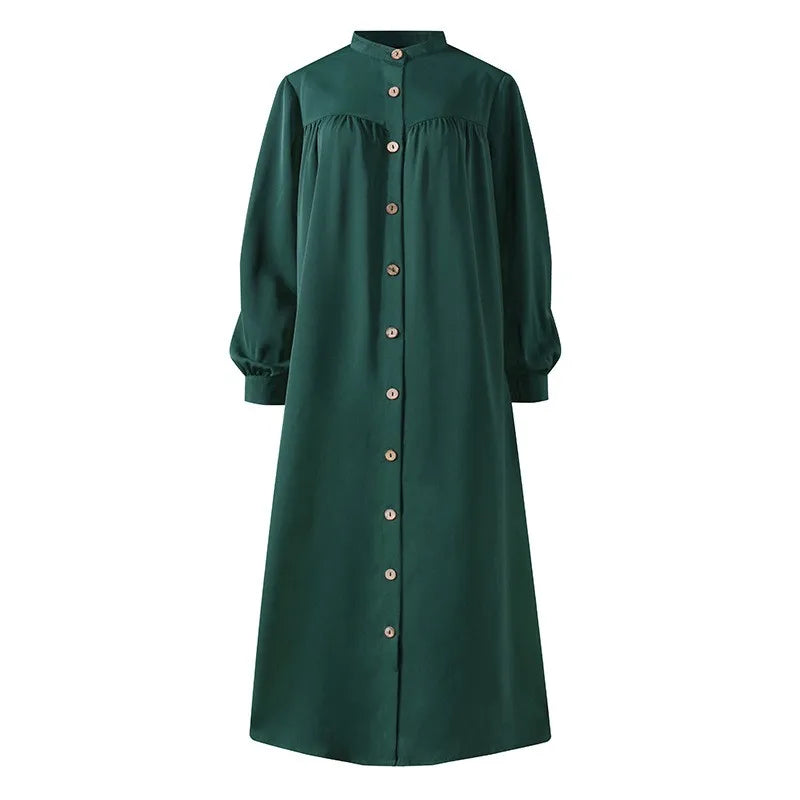 Autumn Women's Clothing Open Front Modest Abaya Long | SAMAG