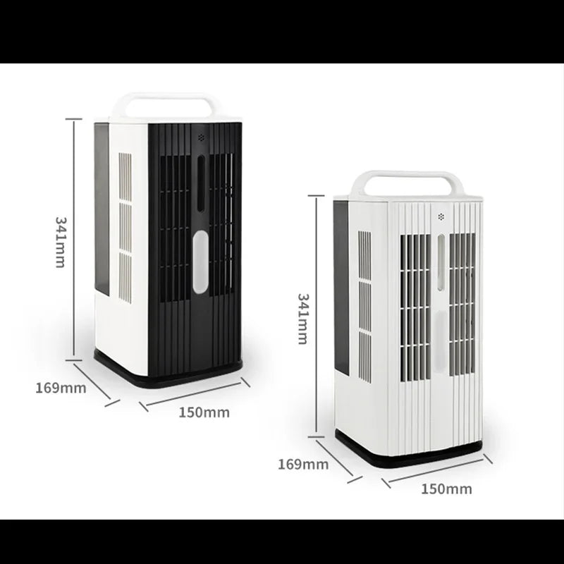 Portable Mist Air Conditioner Fan with Smart Touch Controls and Timer Function—Multifunctional Air Cooler for Home and Office