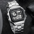 Luxury Men's Wristwatch Multifunction LED Digital Watch Alloy Strap Classic Business 7 - colors Luminous Sport | SAMAG