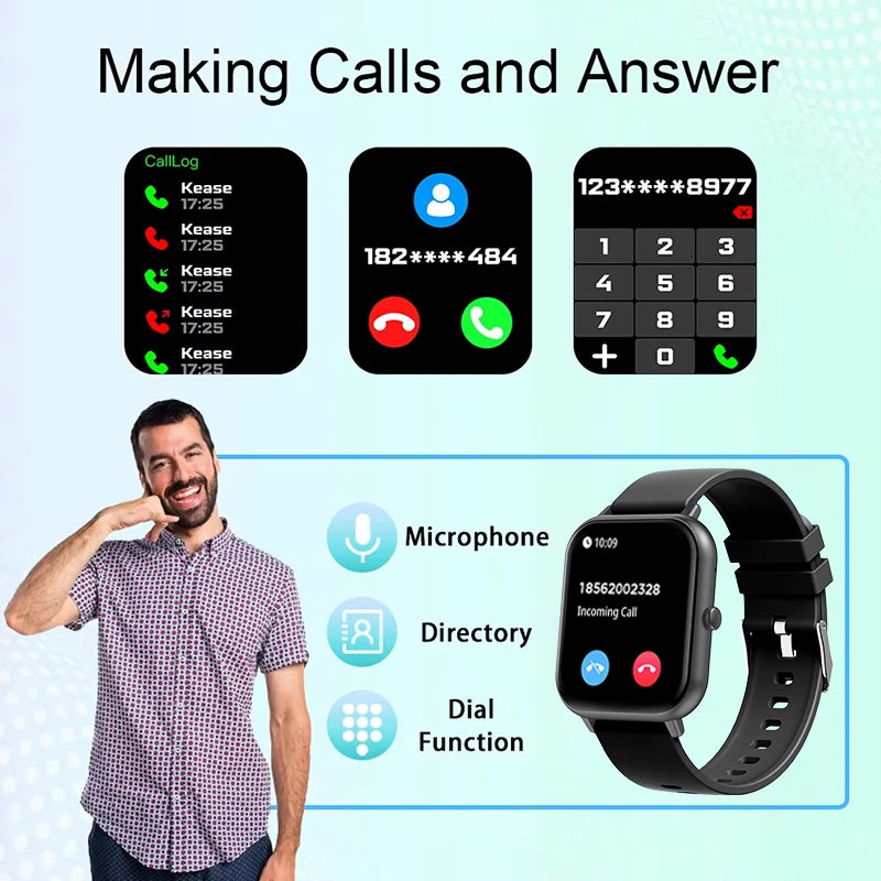 Watch 5 Upgraded Sports Smart Watch 2026 New Men Woman GPS Track HD Bluetooth Call Heart Rate IP68 Waterproof Fitness Smartwatch