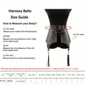 Harness PU Leather Women Suspender Waist Belt Punk Street Decor Accessory For Skirt Daily Casual Outfit - Visuel 5 | SAMAG